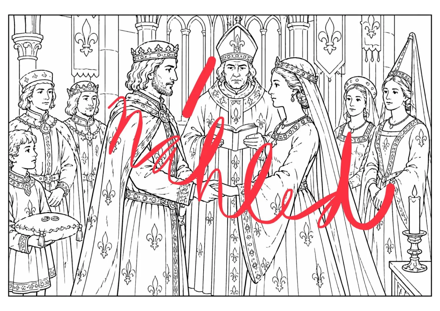 KAREL IV. - tematické omalovánky do výuky – náhled 6
