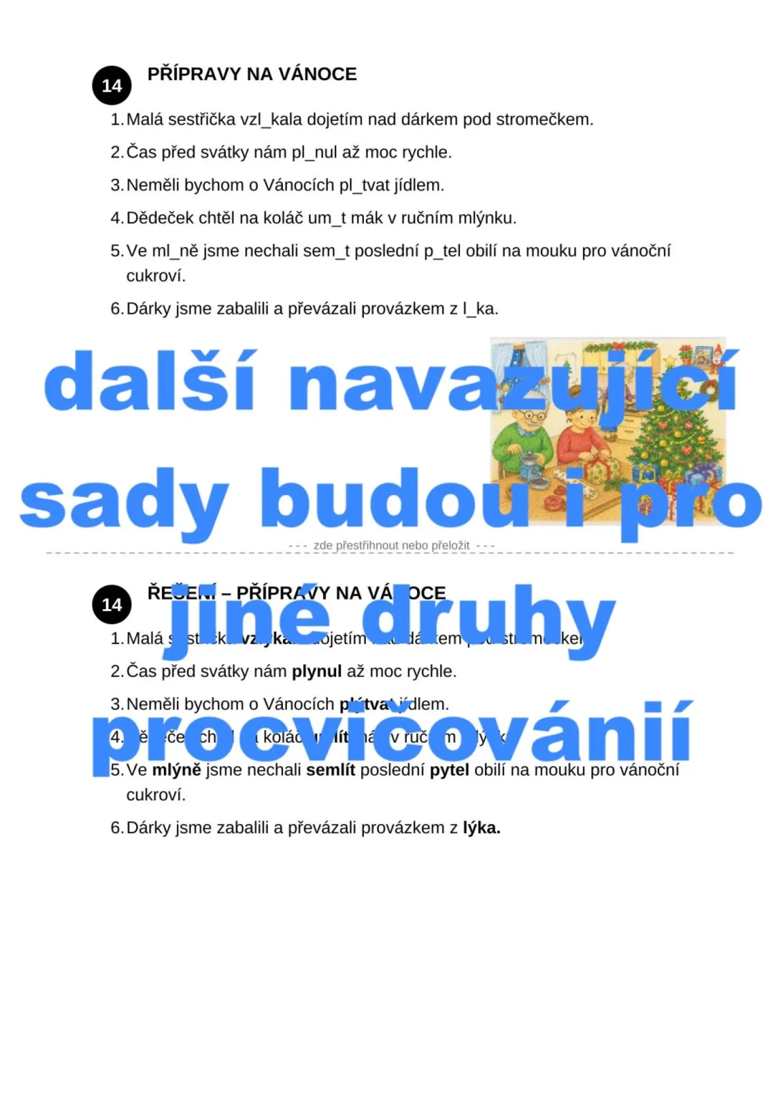 VYJMENOVANÁ SLOVA - PRAVOPISKY - NA MNOHO VYUČOVACÍCH HODIN – náhled 8