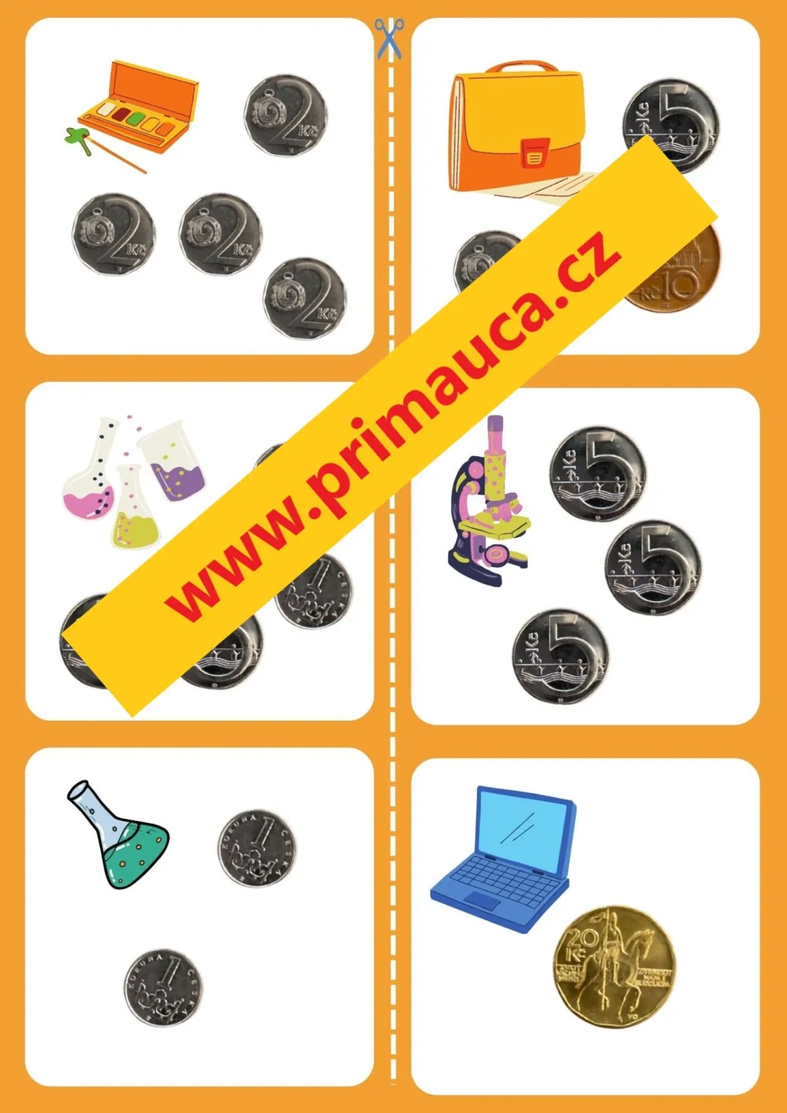 HRY S MINCEMI PRO PROCVIČOVÁNÍ POČETNÍ PŘEDSTAVIVOSTI A NUMERACE 0 – 20 – náhled 4