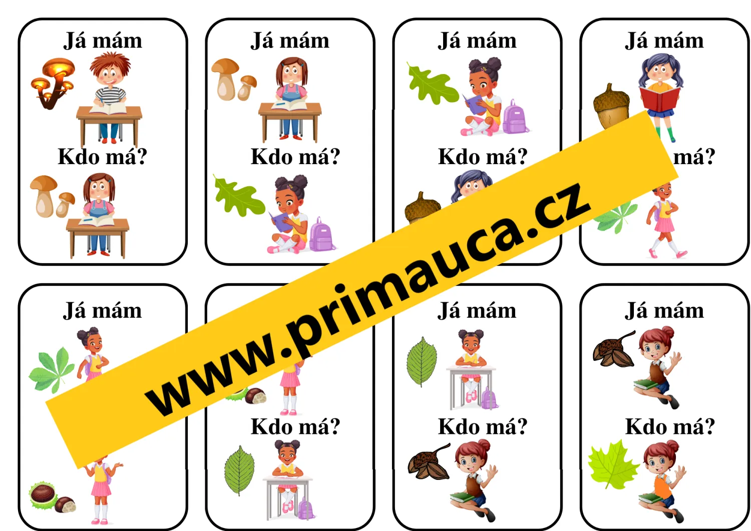 Rozvoj slovní zásoby, popis postavy formou hry JÁ MÁM, KDO MÁ. – náhled 3