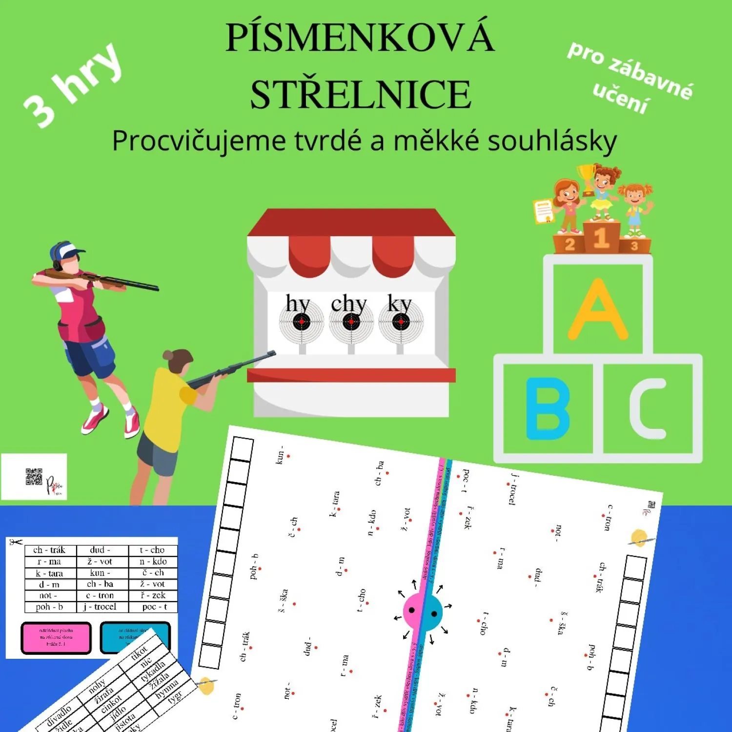 HRA PRO ZPESTŘENÍ HODIN - PÍSMENKOVÁ STŘELNICE – náhled 5