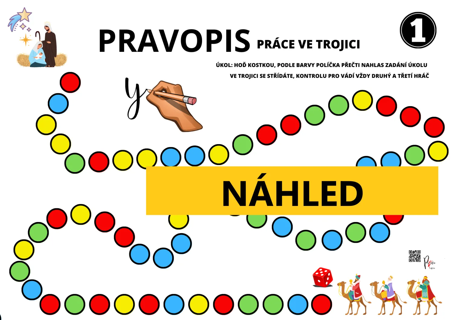 PROCVIČOVÁNÍ UČIVA HROU - CESTA TŘÍ KRÁLŮ - PRO SKUPINKY – náhled 5