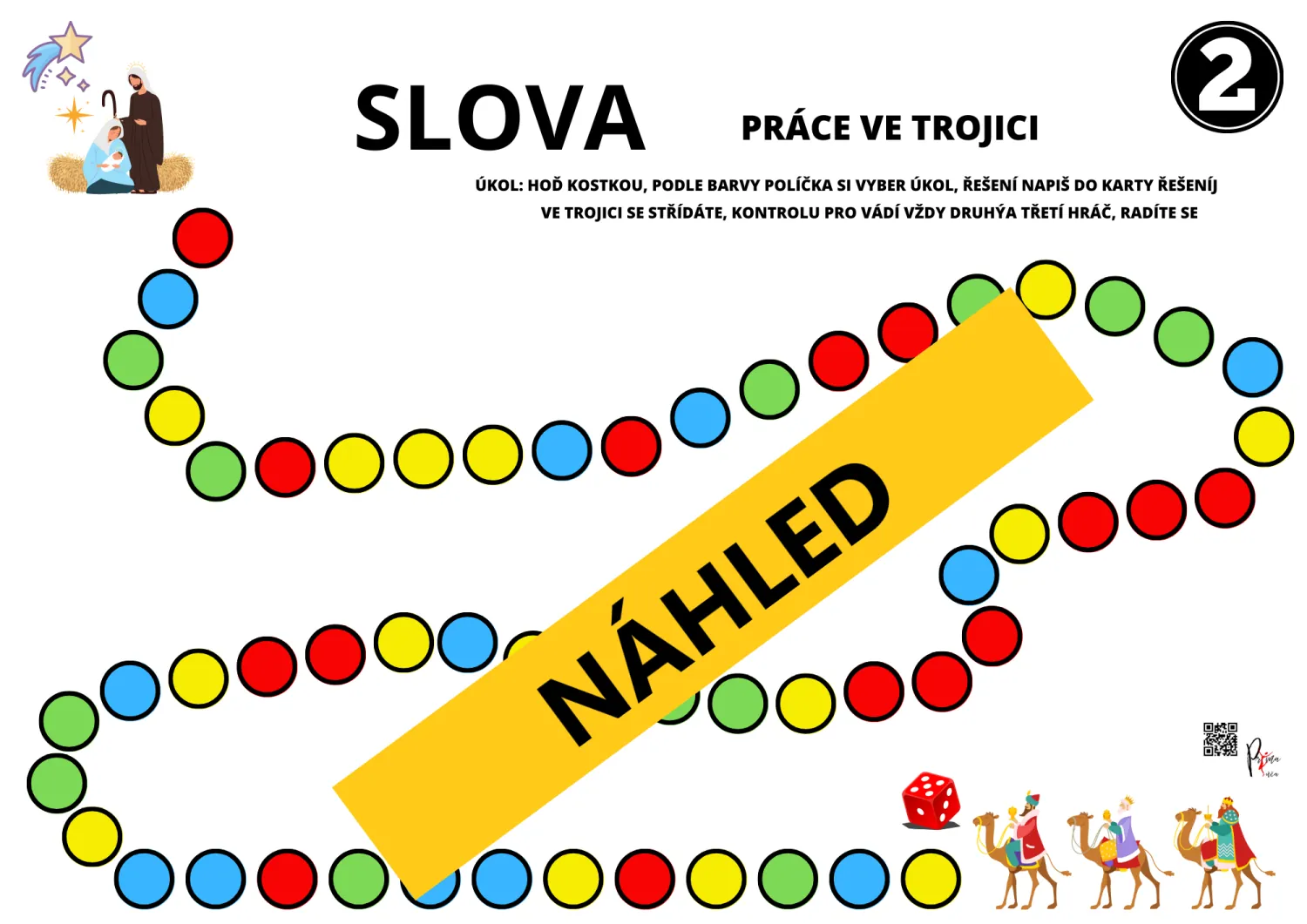 PROCVIČOVÁNÍ UČIVA HROU - CESTA TŘÍ KRÁLŮ - PRO SKUPINKY – náhled 6