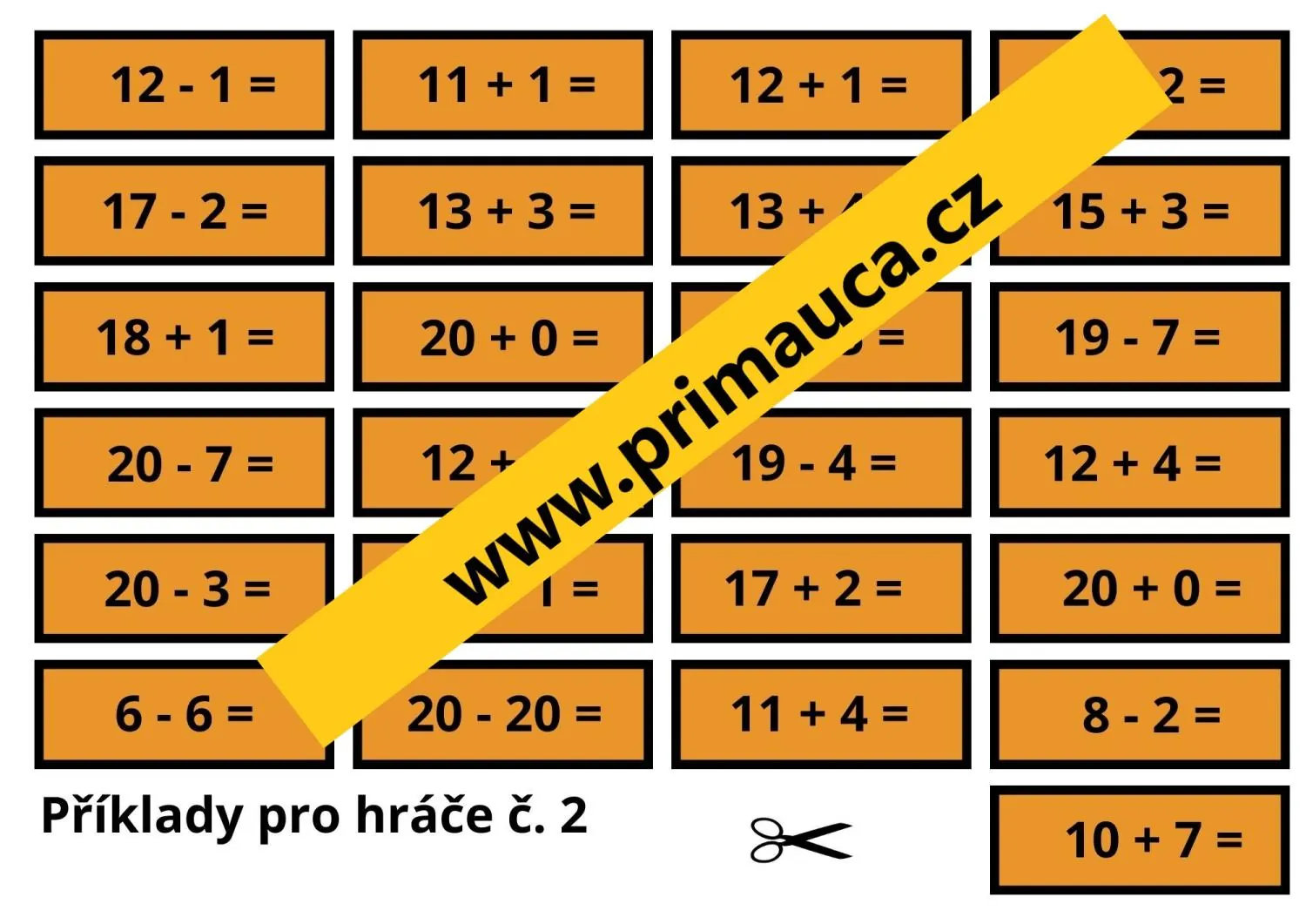 LODĚ - zábavná hra k procvičování sčítání a odčítání do 20 (2 verze) + pexeso – náhled 8