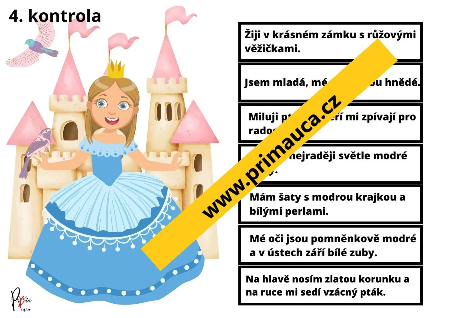 Nácvik čtení s porozuměním a popisování pohádkových postav - skupinové činnosti – náhled 5