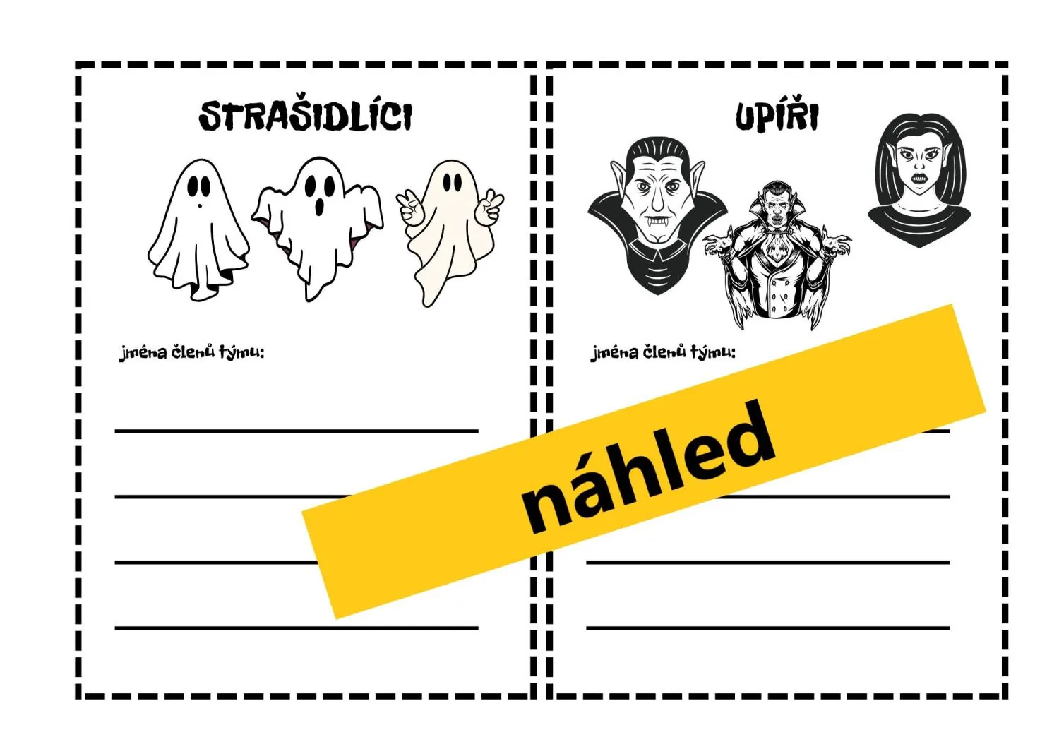 PROJEKTOVÝ DEN - na téma HALLOWEEN - spousta her a aktivit – náhled 6