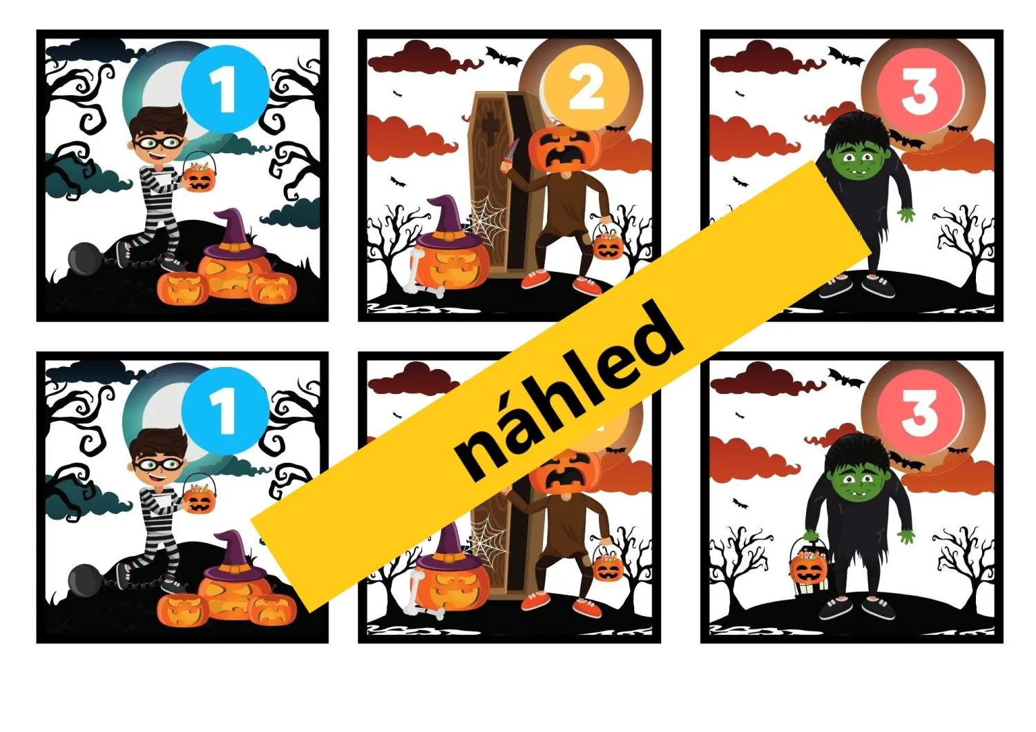 PROJEKTOVÝ DEN - na téma HALLOWEEN - spousta her a aktivit – náhled 7