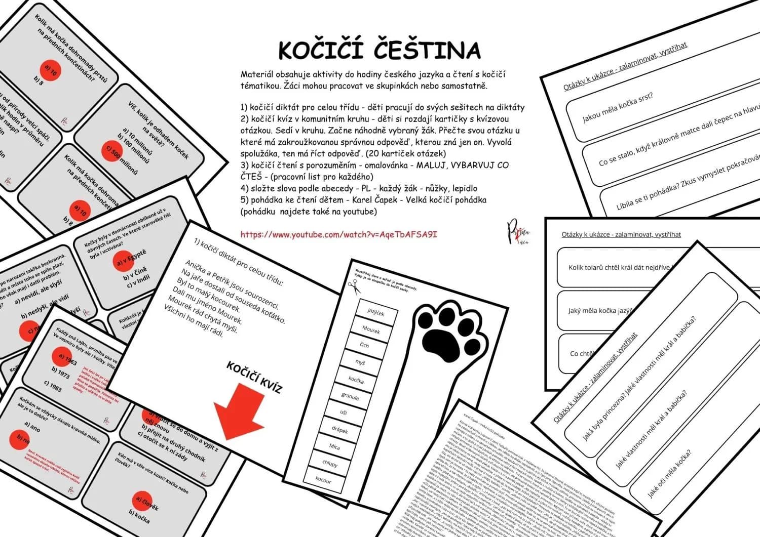 PROJEKTOVÝ DEN - Máme rádi kočky - materiály na celý den – náhled 5