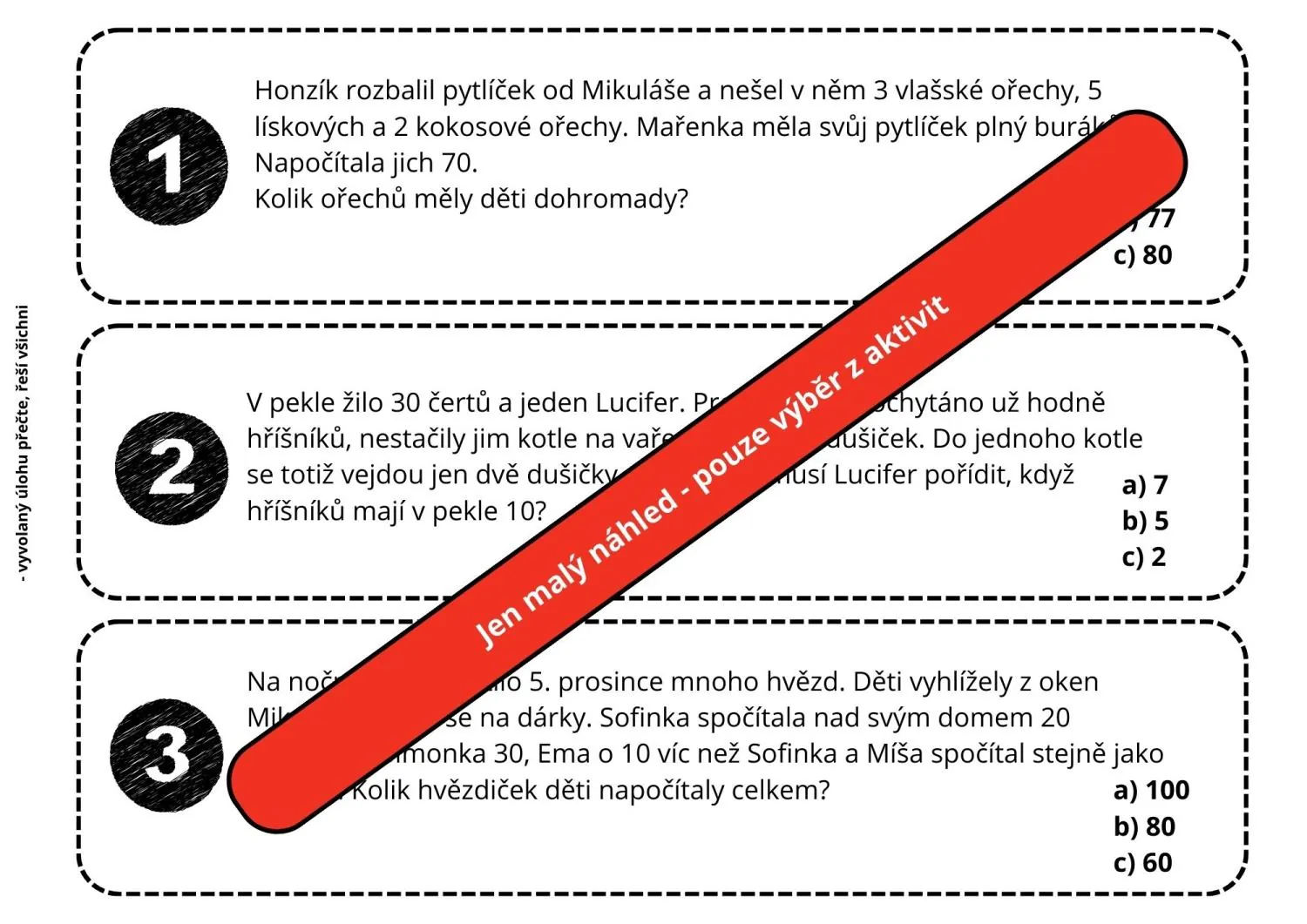 PROJEKTOVÝ DEN - MIKULÁŠ - 4 PŘEDMĚTY - KOMPLETNÍ PŘÍPRAVA A SKVĚLÝ DEN BEZ NUDY – náhled 12