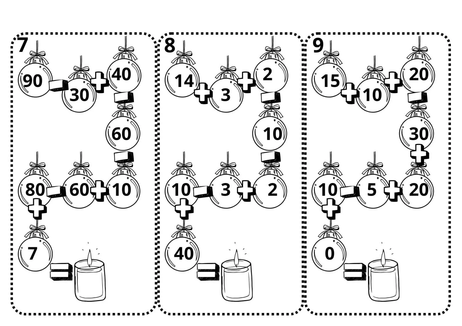Vánoční matematika - rozcvička na začátek hodiny – náhled 7