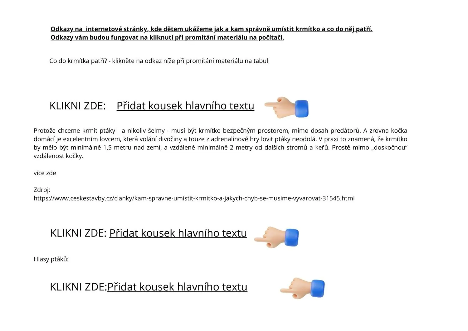 POZNÁVÁNÍ NÁVŠTĚVNÍKŮ NAŠICH KRMÍTEK – náhled 2
