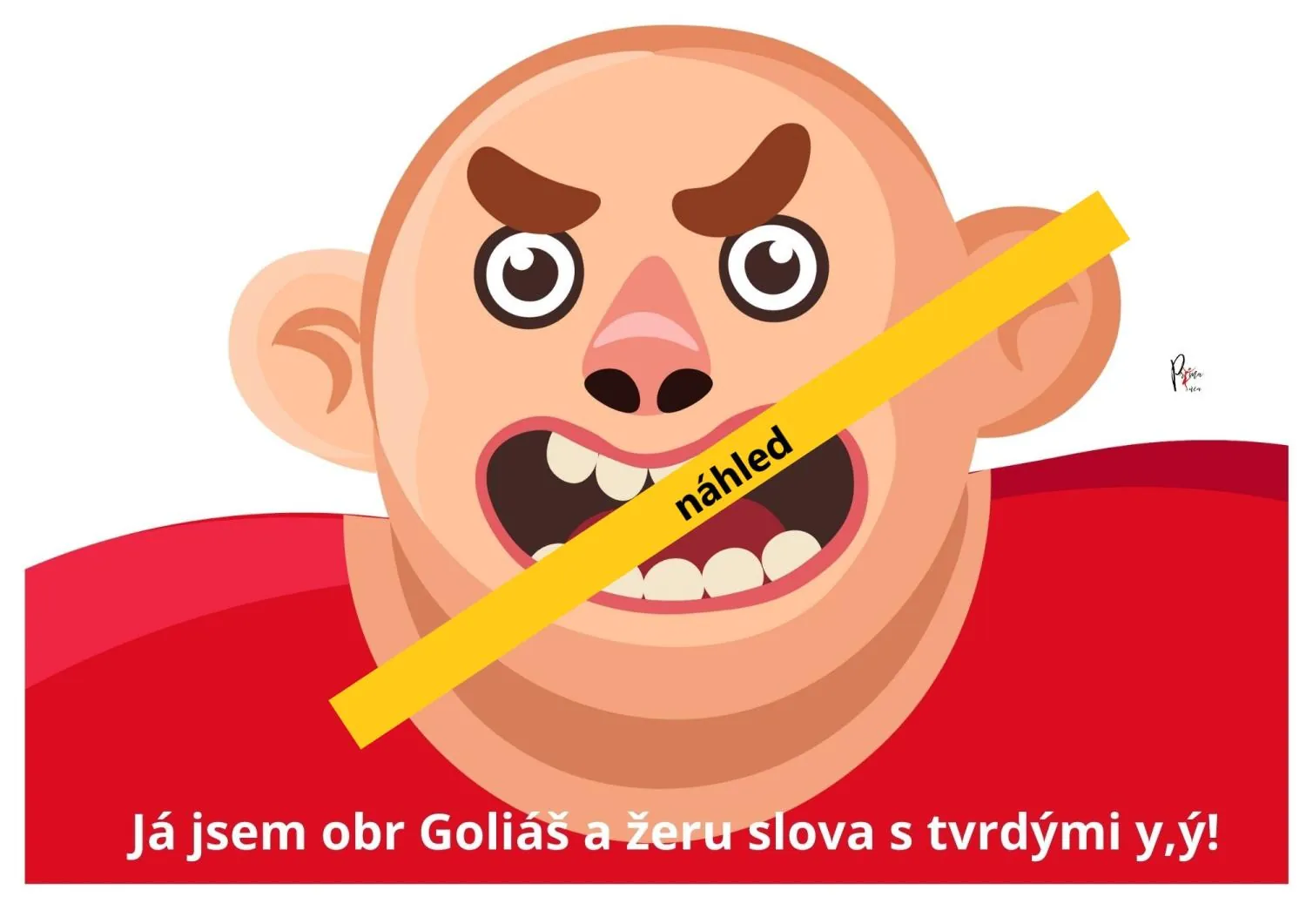 Procvičování psaní i/y po měkkých a tvrdých souhláskách - NAKRMTE OBRY – náhled 11