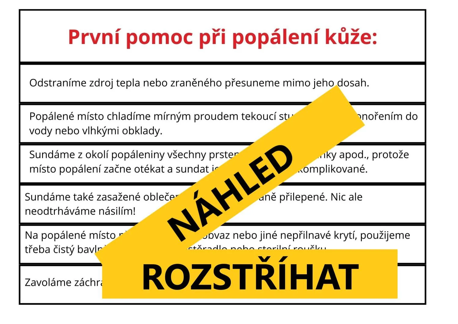 LIDSKÉ TĚLO - NEMOC x ÚRAZ,  - příprava na 2 -3 hodiny – náhled 6