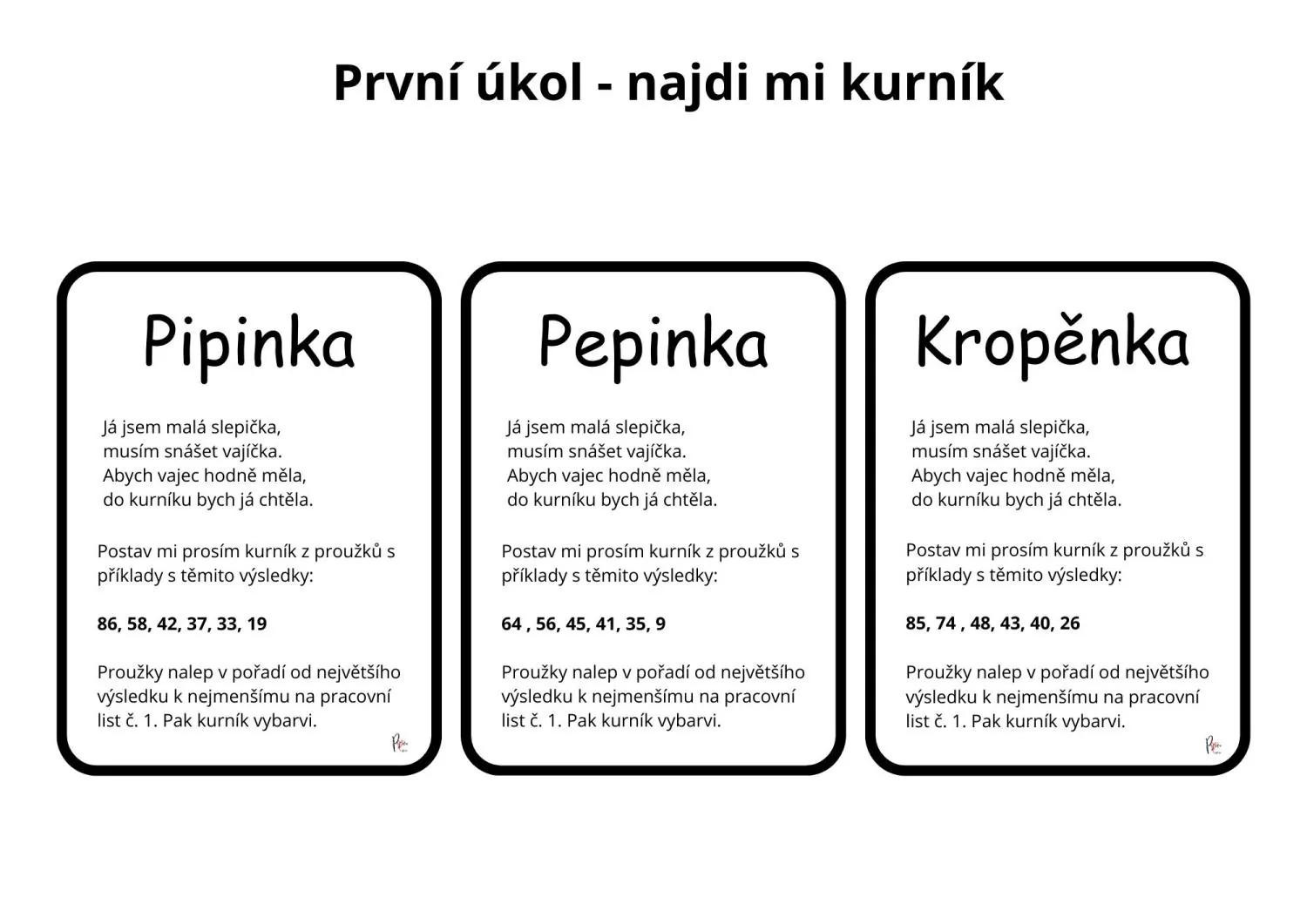 VELIKONOCE - Kolik vajíček snese tvá slepička? PŘÍPRAVA NA CELOU HODINU. – náhled 6