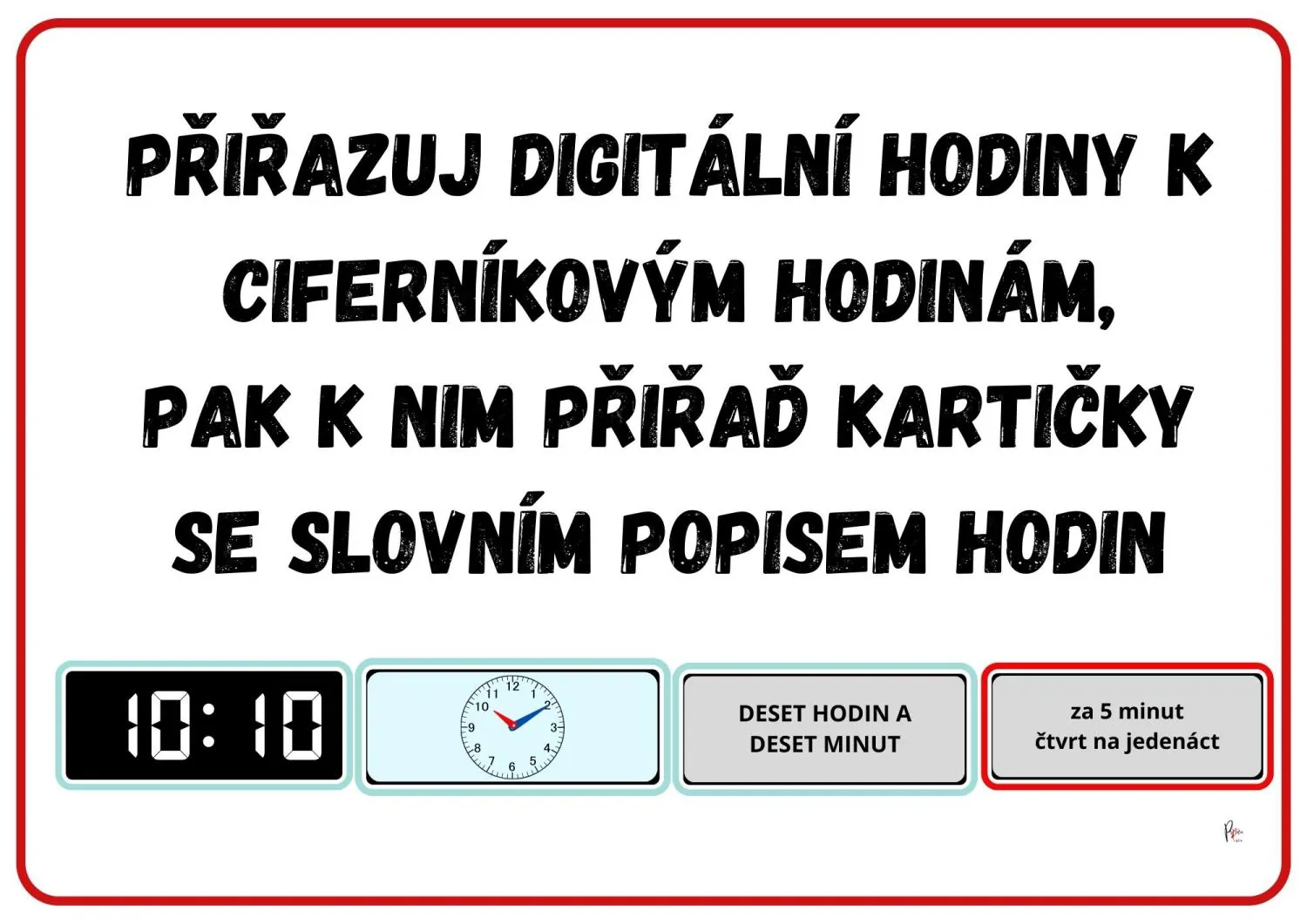 KOLIK JE HODIN? - 5 aktivit k určování času - 3. - 5. třída – náhled 6