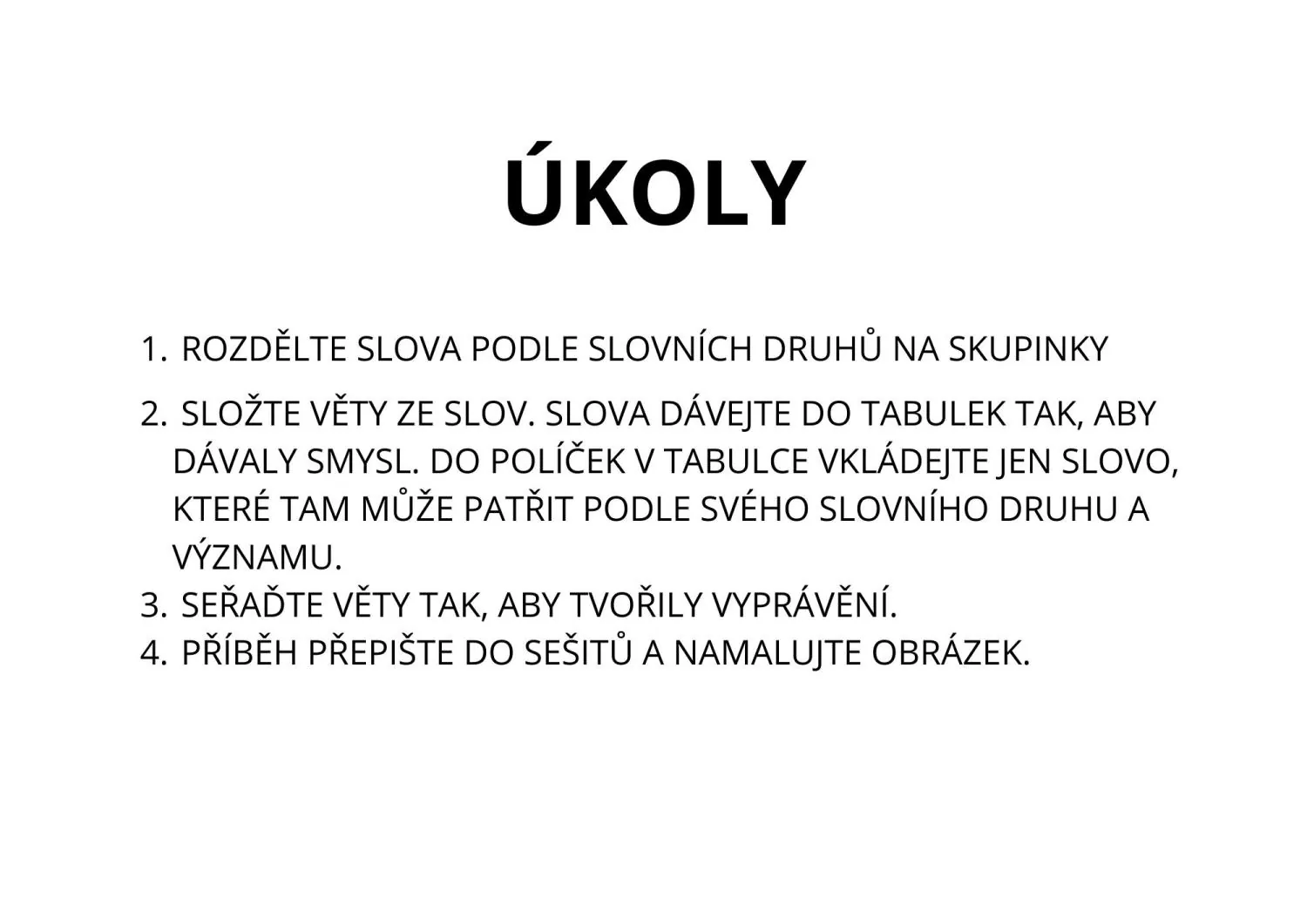 SLOVNÍ DRUHY S ČARODĚJNICÍ ZLOBOROU - DALŠÍ MATERIÁL DO SADY – náhled 2