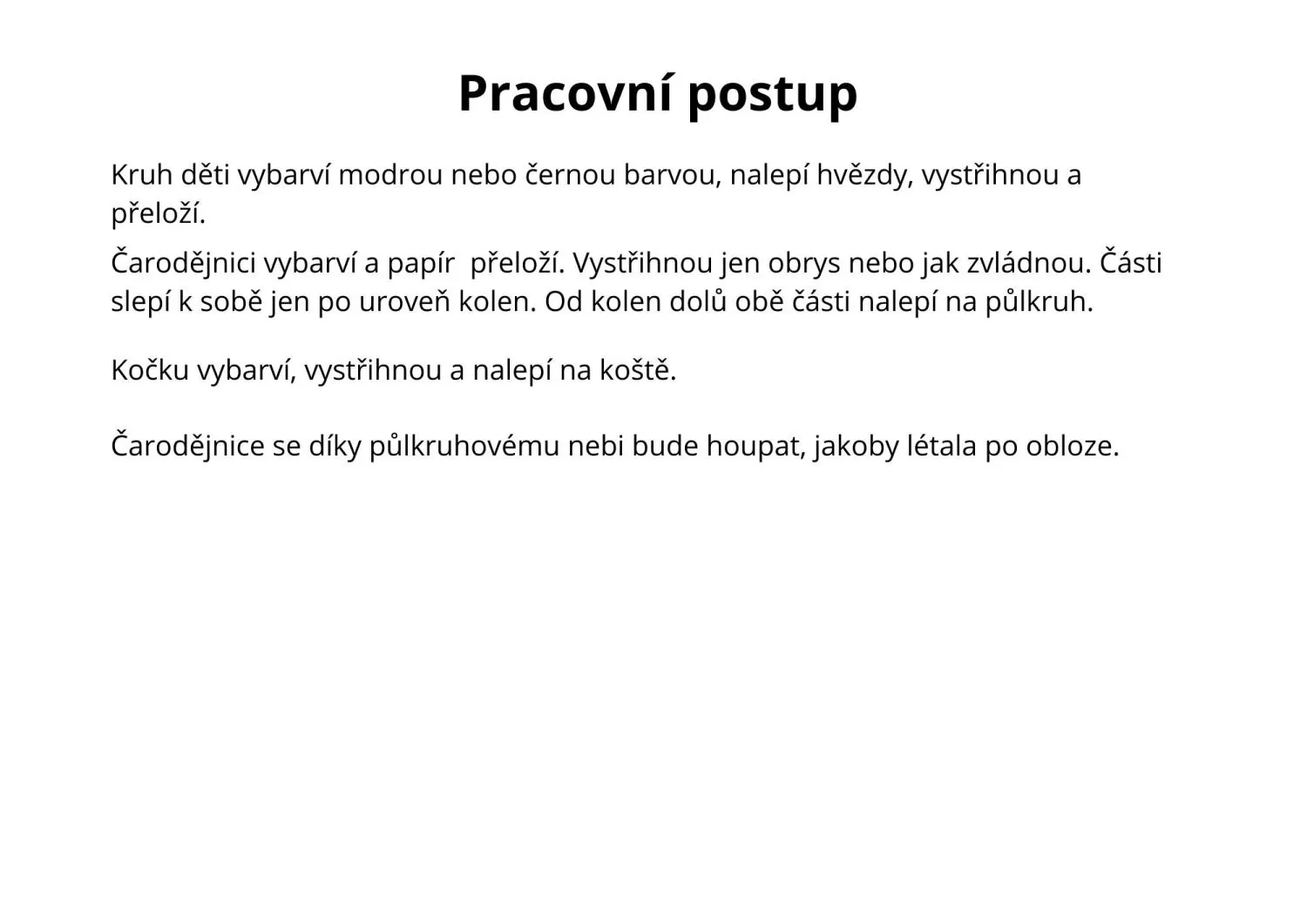 VYROB SI ČARODĚJNICI ZLOBORU - doplňková aktivita ke všem materiálům o Zloboře – náhled 3