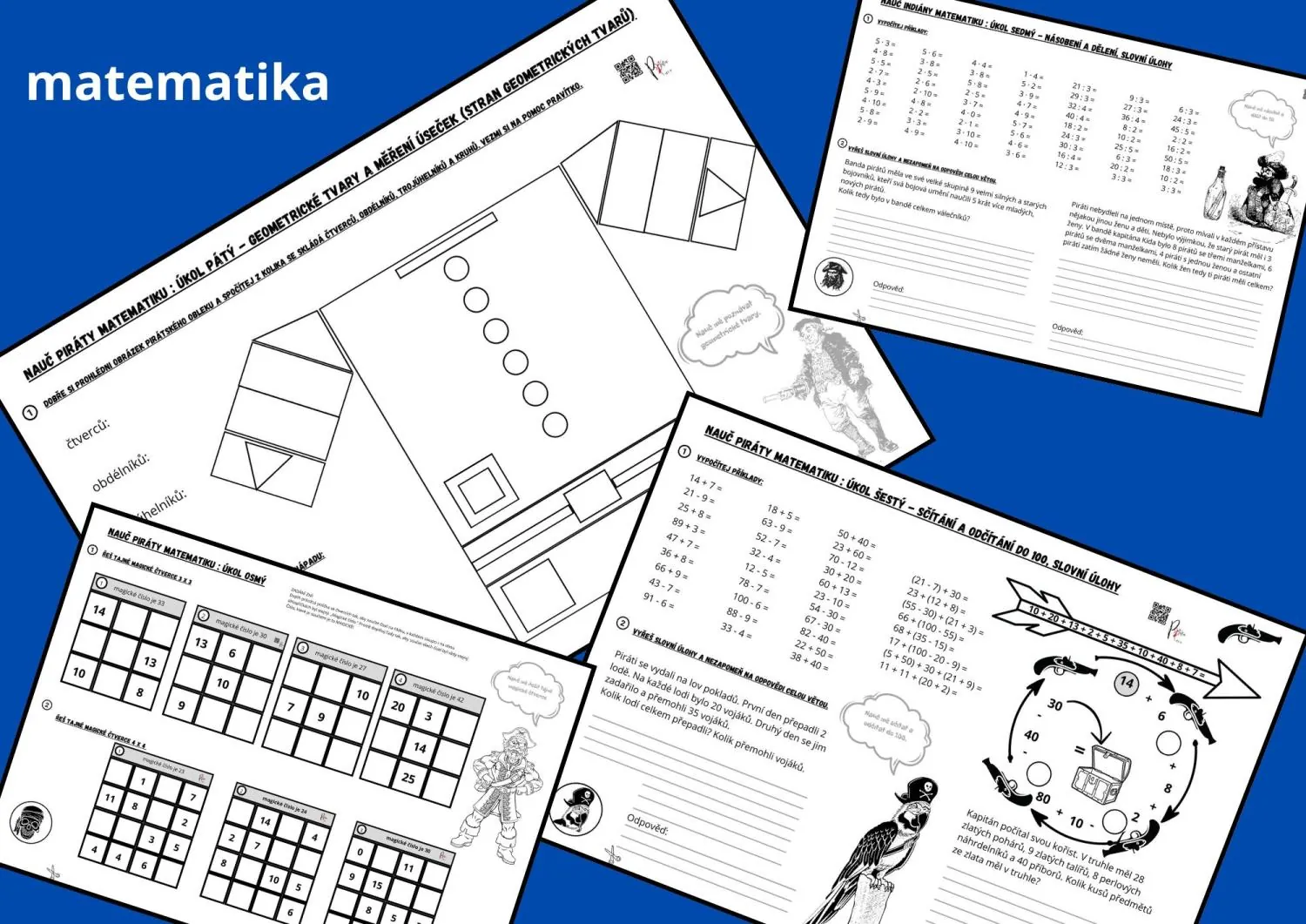 ŠKOLA V PŘÍRODĚ - téma PIRÁTI - 2. třída – náhled 2