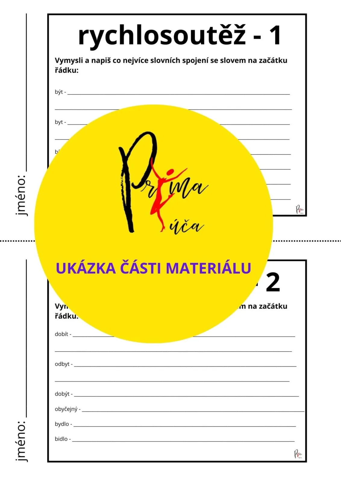 VYJMENOVANÁ SLOVA PO - B - S POHÁDKOU – náhled 6