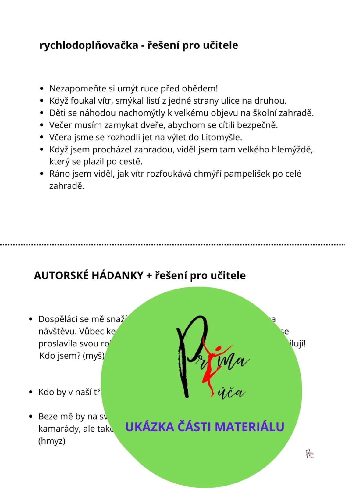 VYJMENOVANÁ SLOVA PO - M - S PŘÍBĚHEM ZE ŠKOLY – náhled 8