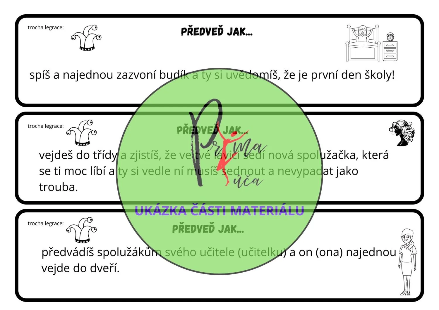 VYPRÁVÍME SI O PRÁZDNINÁCH - komunitní kruh, legrace, pantomima – náhled 11