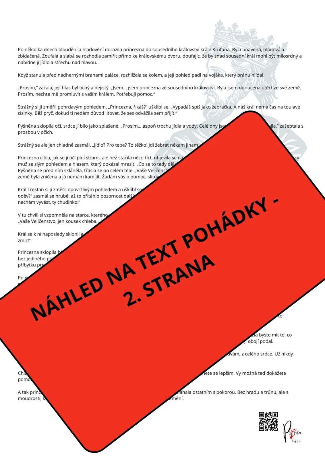 LASKAVÁ SRDCE - O princezně Pyšněně, která se stala  laskavou ženou. – náhled 5