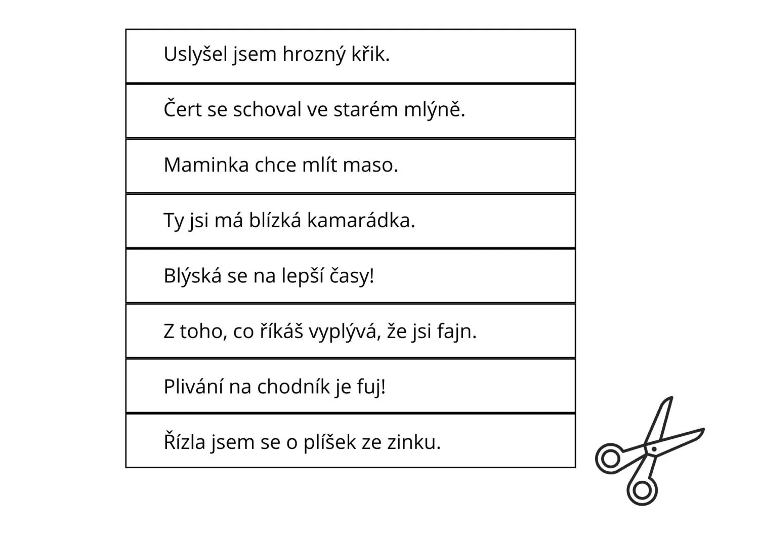 VYJMENOVANÁ SLOVA PO L - DUOBINGO - HRA K PROCVIČENÍ - 2. SADA – náhled 2
