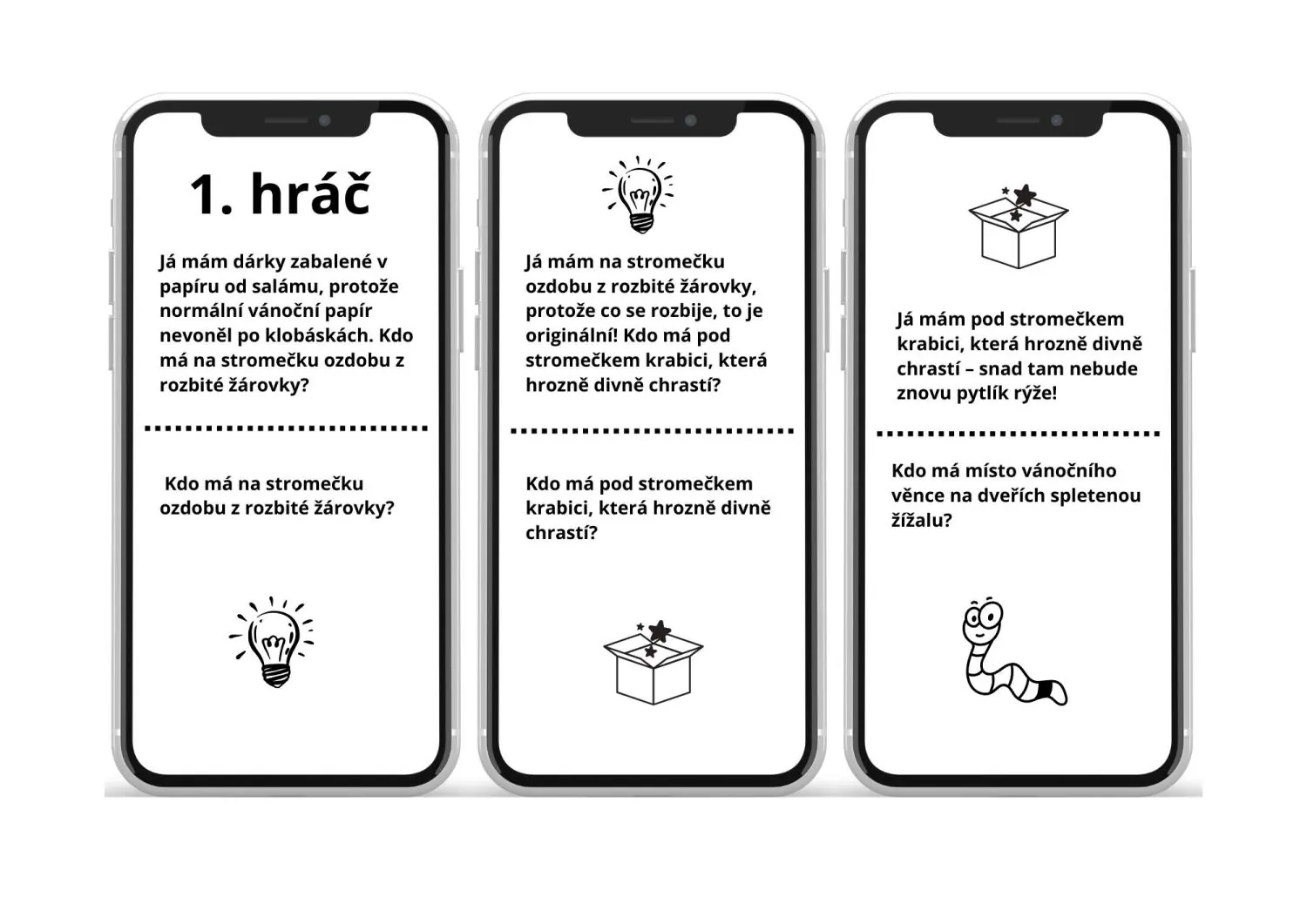 VÁNOCE - vánoční telefonování ve třídě - veselá hra na principu JÁ MÁM, KDO MÁ? – náhled 6