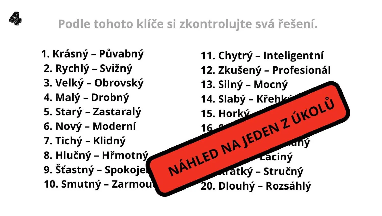 Tři králové - VYJMENOVANÁ SLOVA, VÝZNAM SLOV, SOUVĚTÍ - 8 STANOVIŠŤ S ÚKOLY – náhled 7