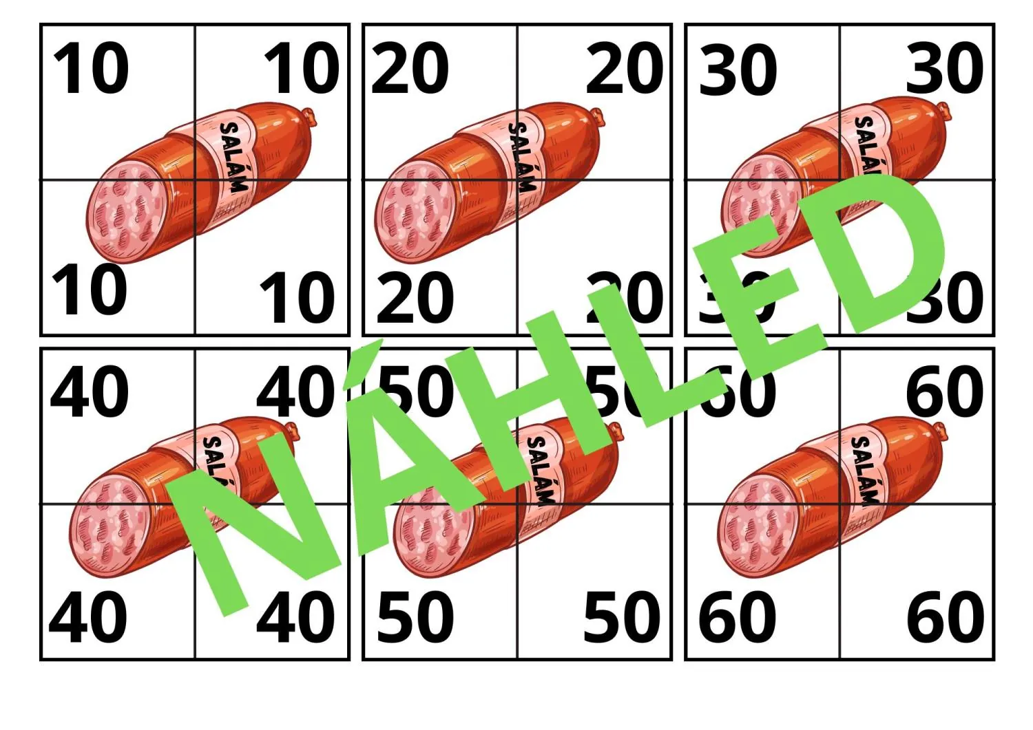 NÁSOBILKA DO 100 - ULHANÝ LOJZA - ORIGINÁLNÍ ZÁBAVNÁ HRA MIMO LAVICE - SKUPINKY – náhled 10