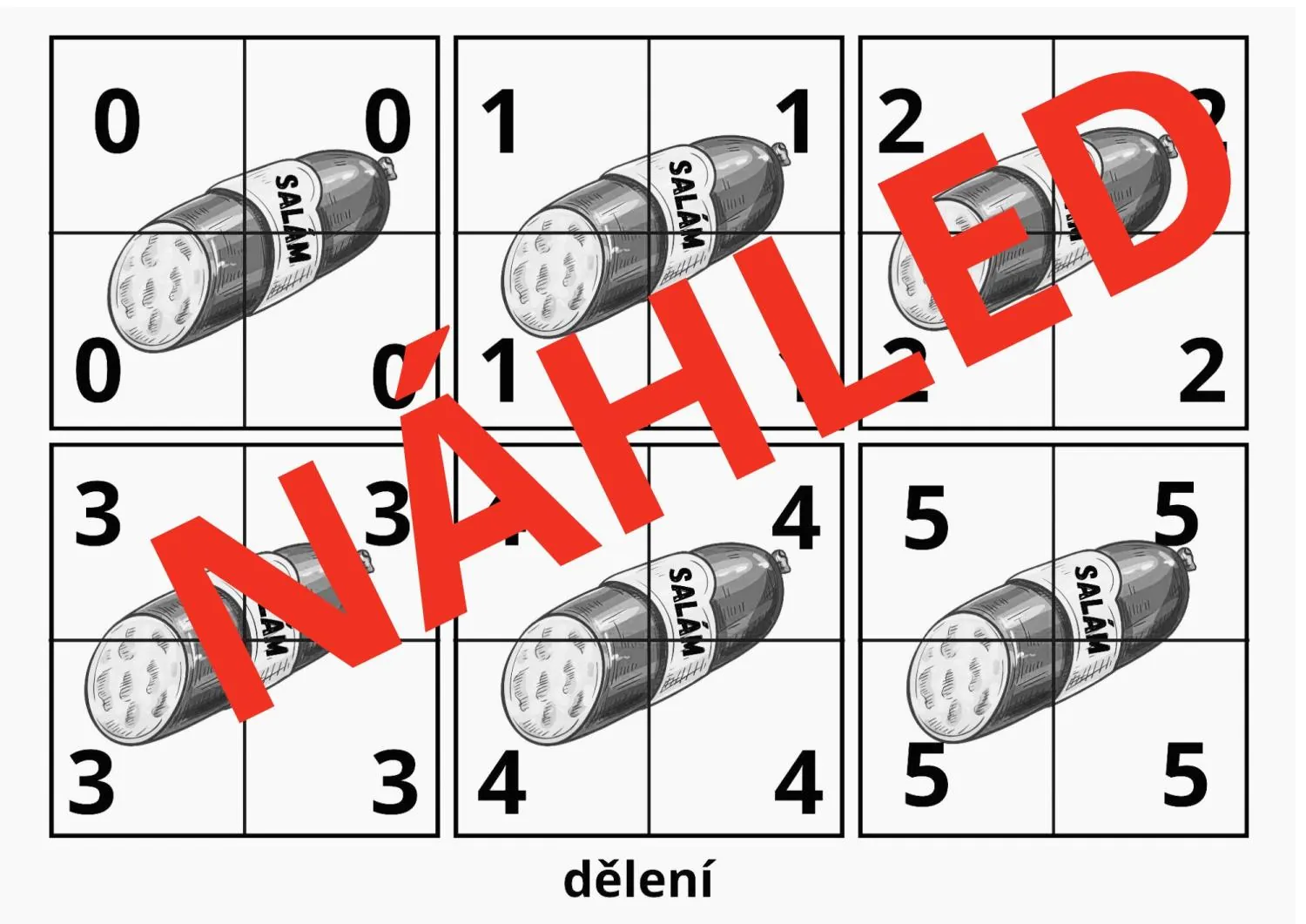 NÁSOBILKA DO 50 - ULHANÝ LOJZA - ORIGINÁLNÍ ZÁBAVNÁ HRA MIMO LAVICE - SKUPINKY – náhled 4