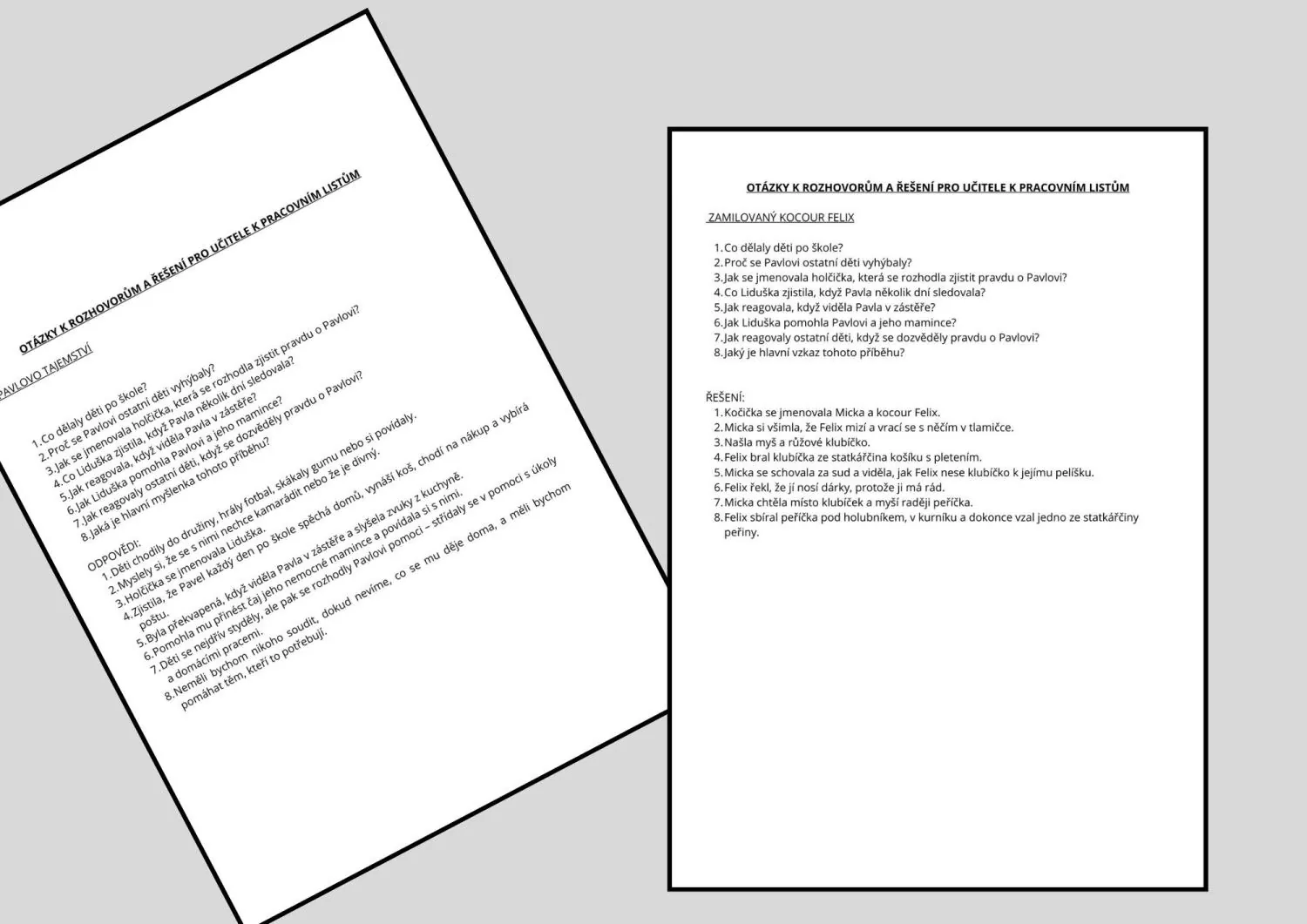 ČTENÍ S POROZUMĚNÍM - 2 PŘÍBĚHY, PL, PŘÍPRAVA DVOU VYUČOVACÍCH HODIN – náhled 2