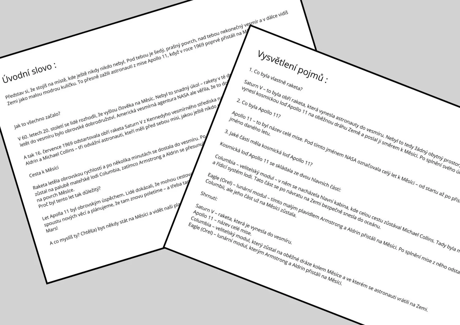 Vesmír - dobrodružsví Apola 11 - člověk na Měsíci - PROJEKTOVÝ DEN - KOMPLET – náhled 3