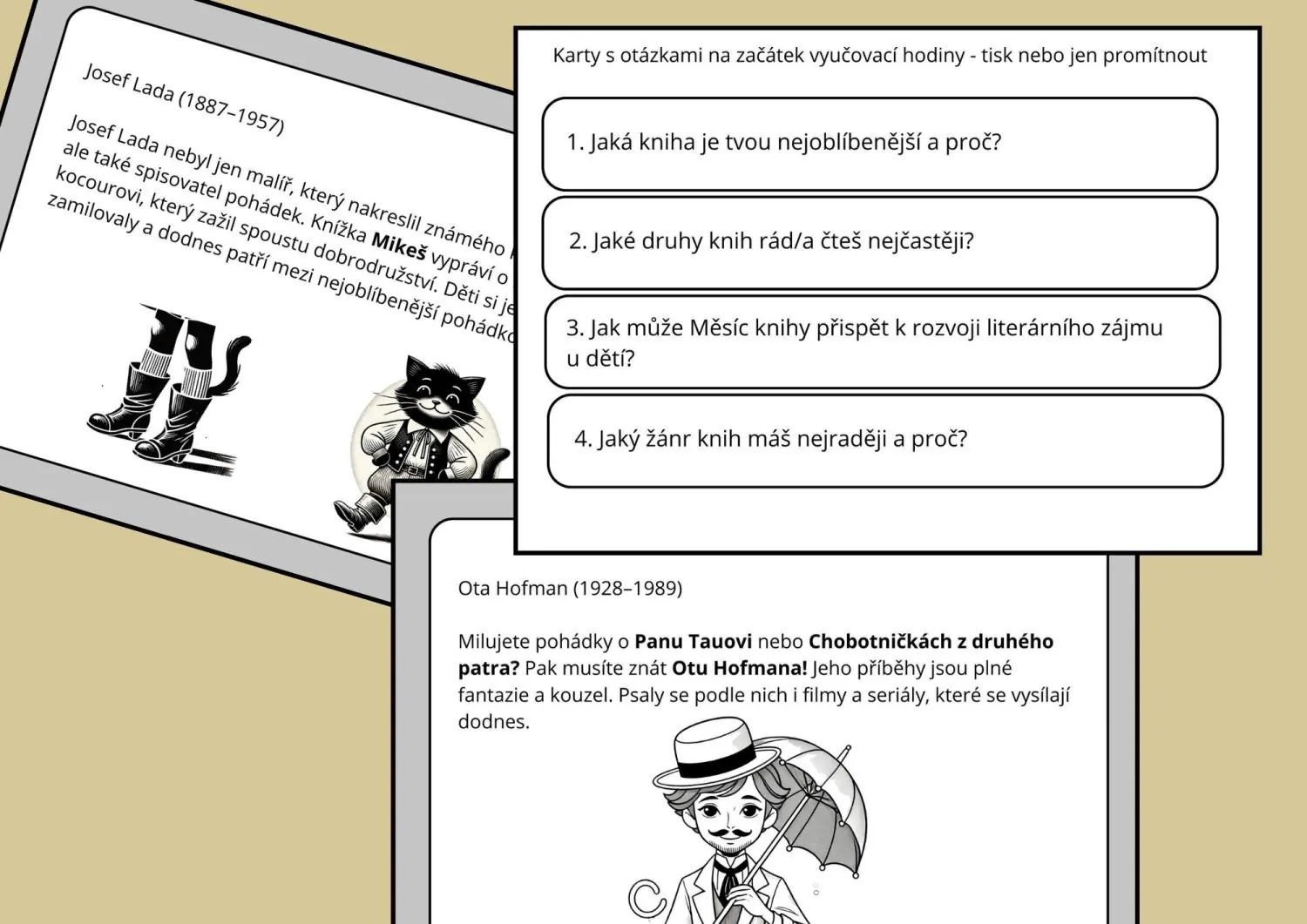 MĚSÍC KNIHY - BŘEZEN - PŘÍPRAVA NA PROJEKTOVÝ DEN – náhled 2
