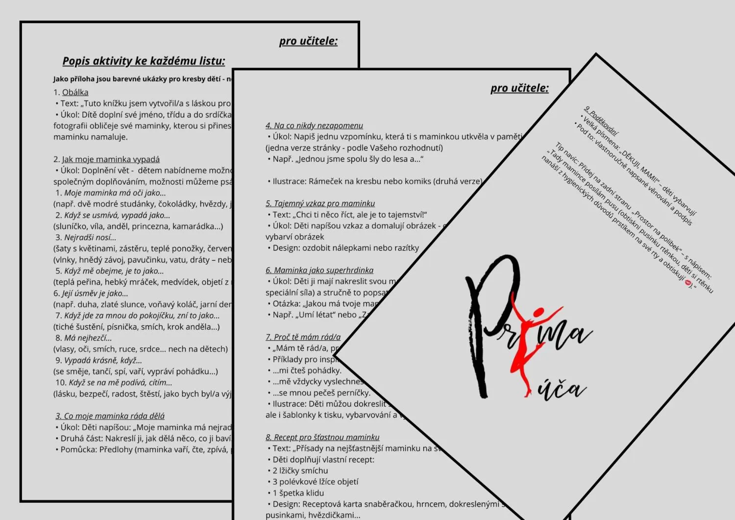 DEN MATEK - Kniha pro maminku – tvořivý sešit ke Dni matek – náhled 6