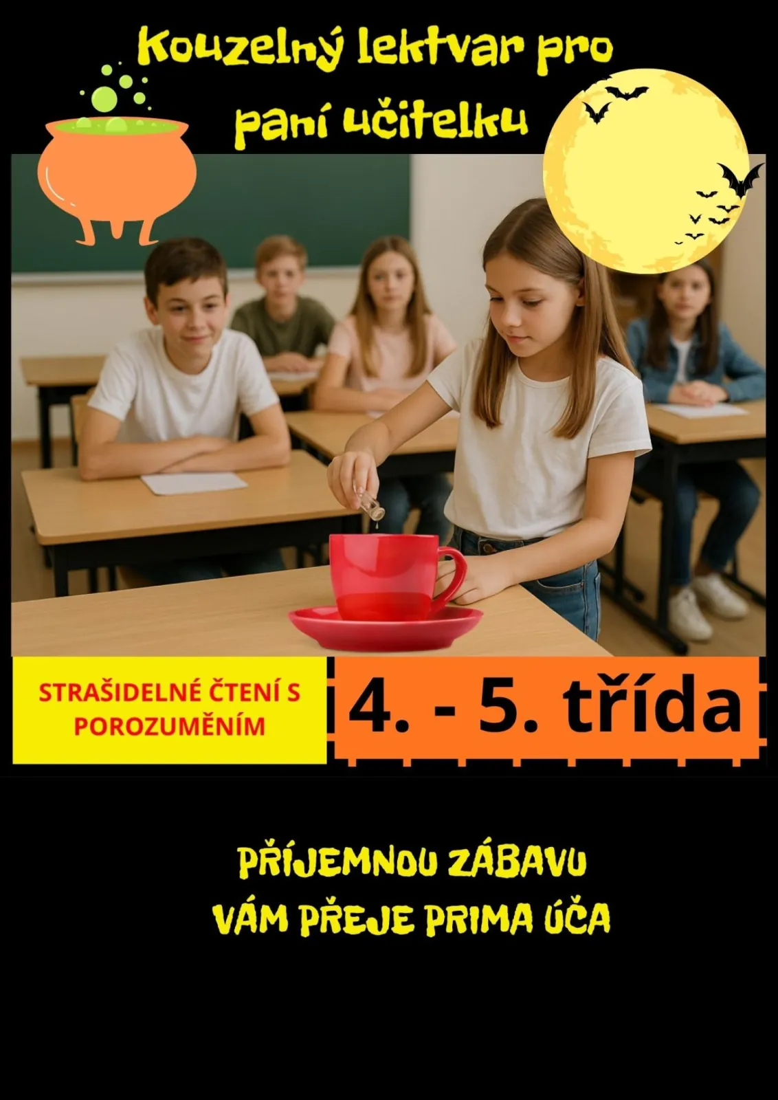 HALLOWEEN - KOUZELNÝ LEKTVAR PRO PANÍ UČITELKU – náhled 2