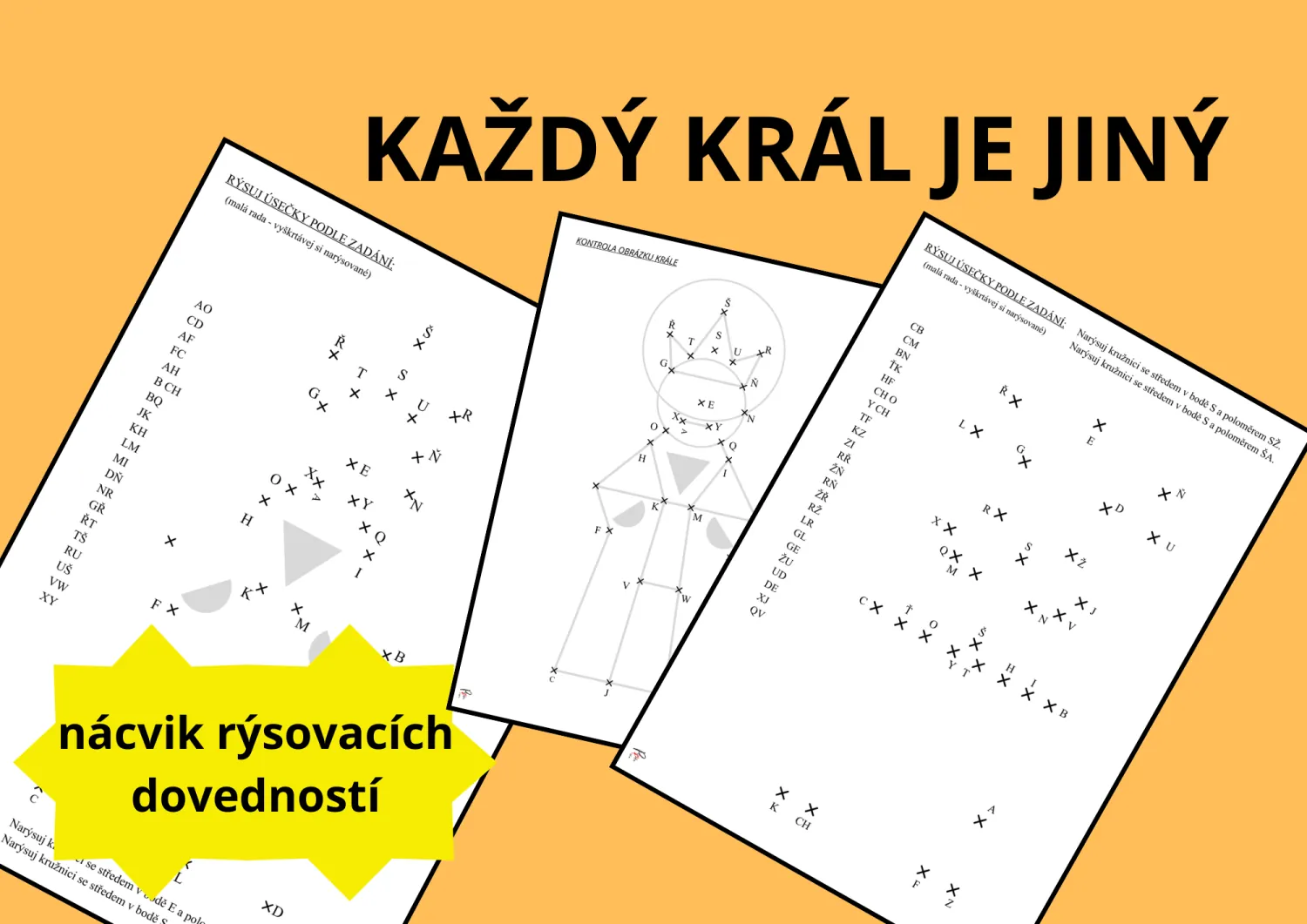 TŘI KRÁLOVÉ - RÝSOVACÍ SADA - GEOMETRIE – náhled 2