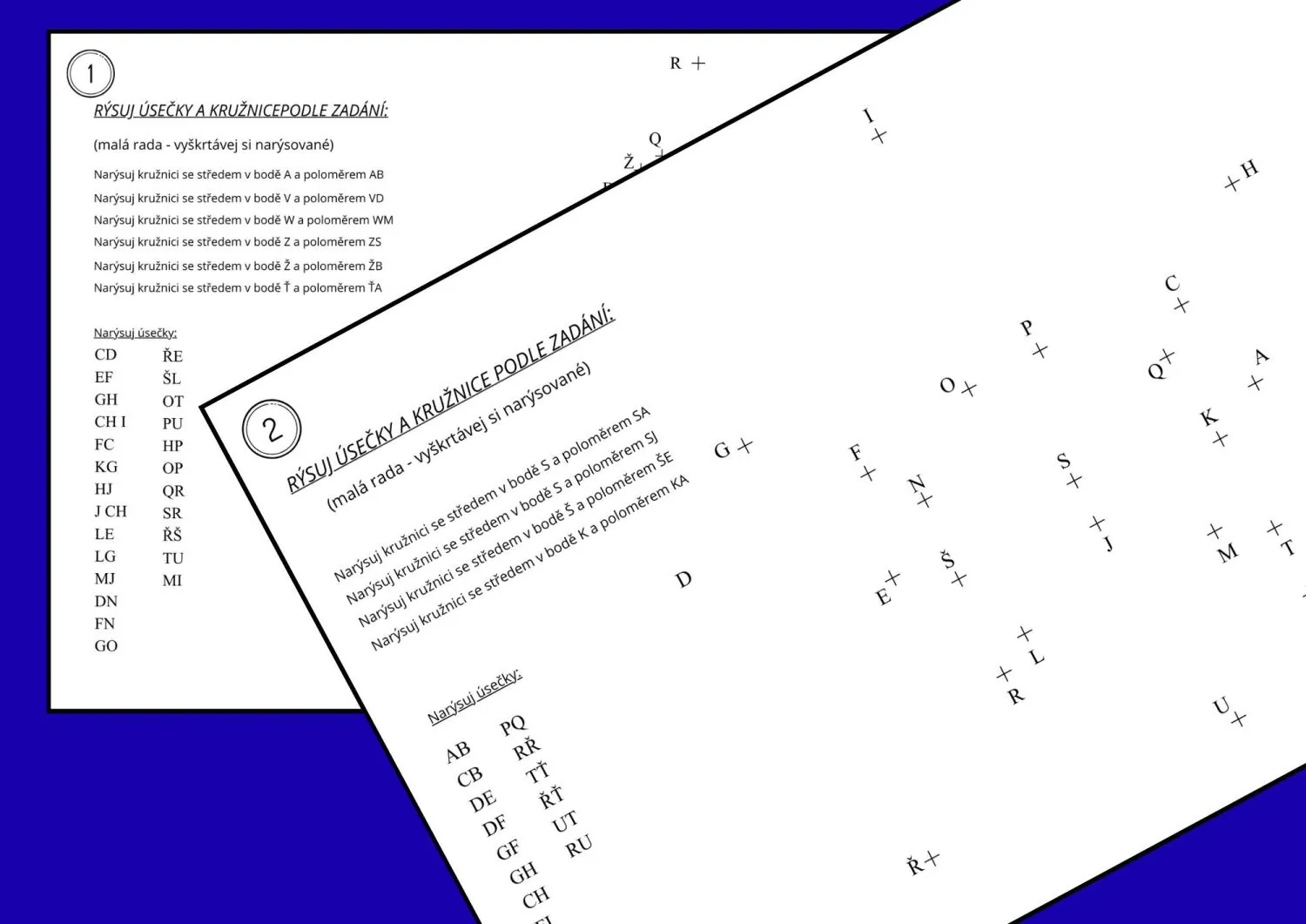 RÝSOVACÍ SADA - GEOMETRIE - TÉMA MASOPUST – náhled 2