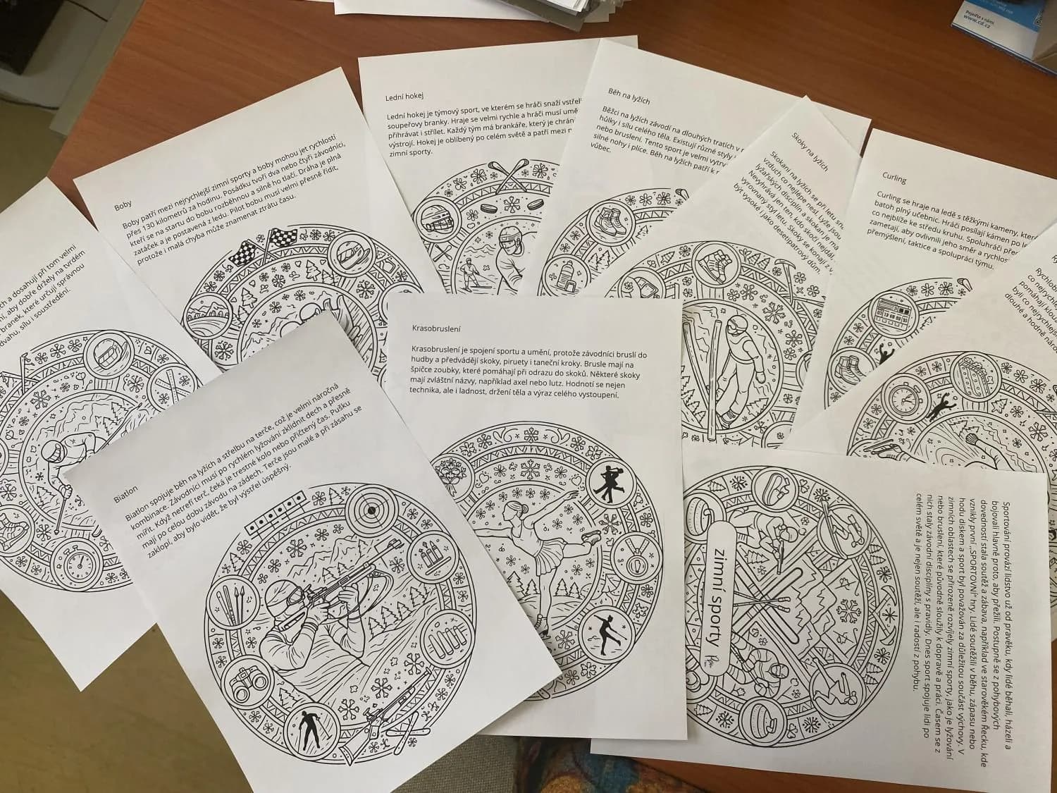 ZIMNÍ SPORTY-ZIMNÍ SPORTOVNÍ HRY- MANDALA- 3D MODEL + ZAJÍMAVOSTI – náhled 7