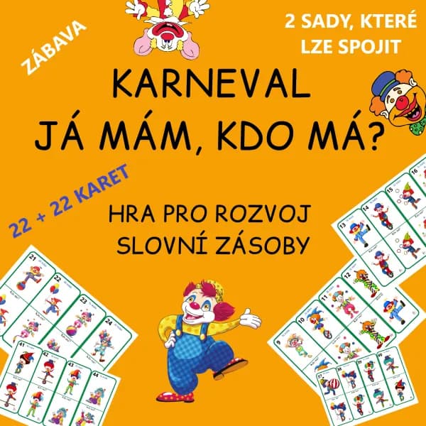 MASOPUST - KARNEVAL - ŠAŠCI - HRA JÁ MÁM, KDO MÁ?