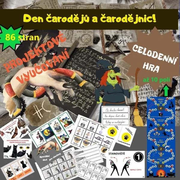 ČARODĚJNICE - PŘÍPRAVA DO HODIN HRAVÉ UČENÍ - PROJEKTOVÝ DEN