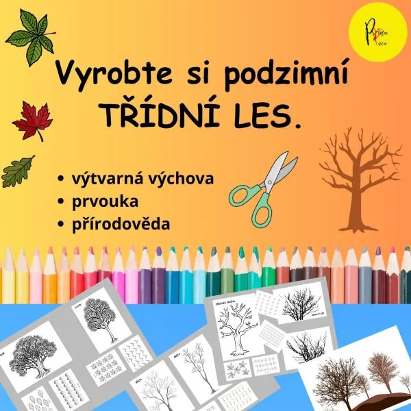 Vyrobte si podzimní TŘÍDNÍ LES.