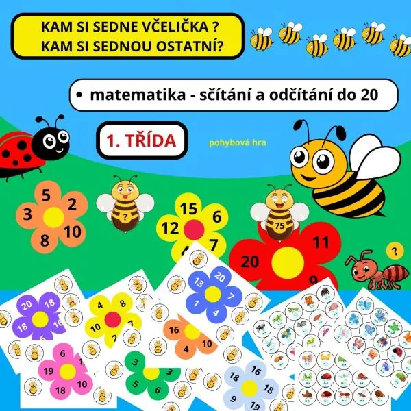 KAM SI SEDNE VČELIČKA ? KAM SI SEDNOU OSTATNÍ?