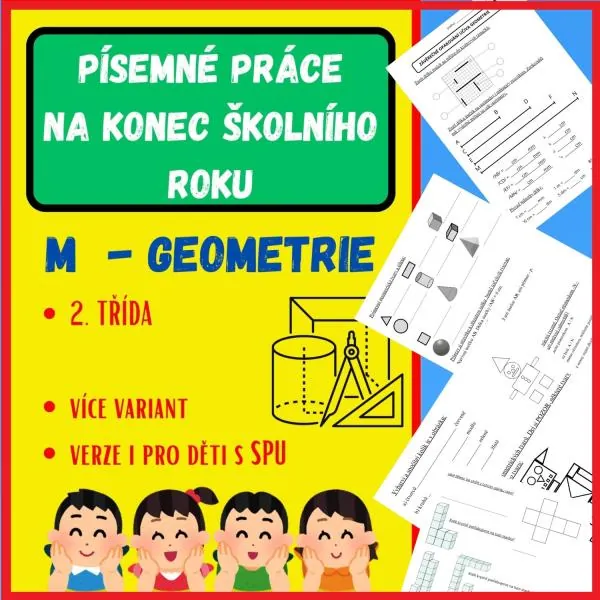 PÍSEMNÉ PRÁCE NA KONEC ŠKOLNÍHO ROKU - VARIANTY PRO DĚTI S SPU