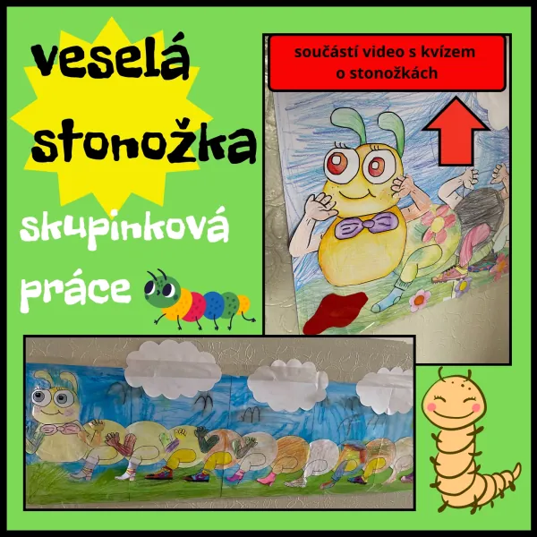 VESELÁ STONOŽKA - SKUPINKOVÁ PRÁCE - PŘÍPRAVA NA DVOUHODINOVKU