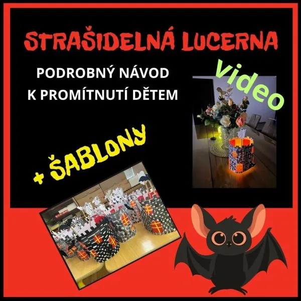 HALLOWEENSKÉ STRAŠIDELNÉ LAMPIČKY DO DĚTSKÝCH POKOJÍKŮ